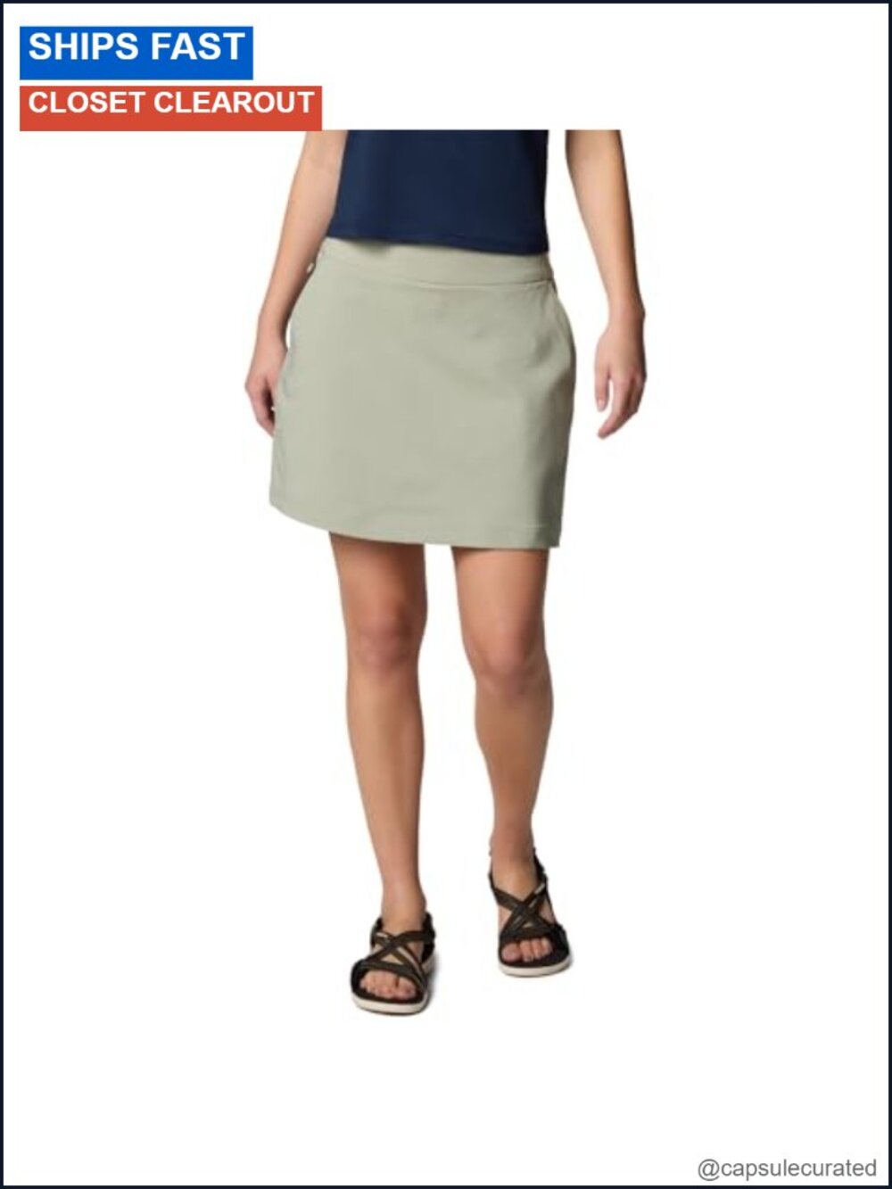 Columbia All Seasons Skort with Built-in Shorts, Sun Protection, Stretch,
